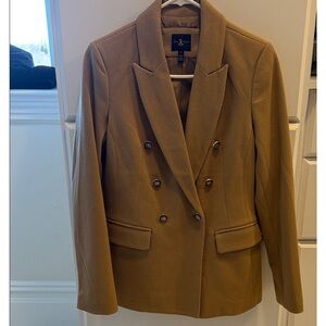 Jules & Leopold Camel Double-Breasted Blazer